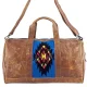 AD American Darling ADBGS174DAR Duffel Saddle Blanket Genuine Leather Women Bag Western Handbag Purse – MadeInUSA