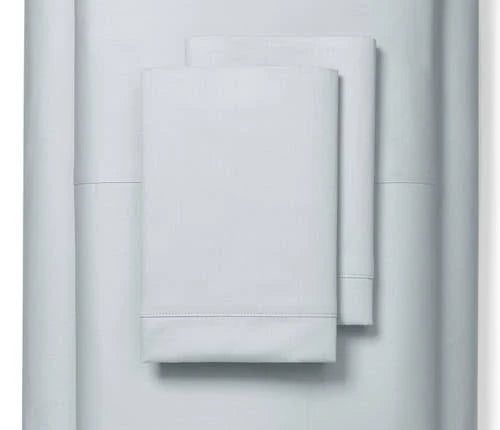 Boll & Branch Signature Hemmed Sheet Set, Split King - Shore - MadeInUSA