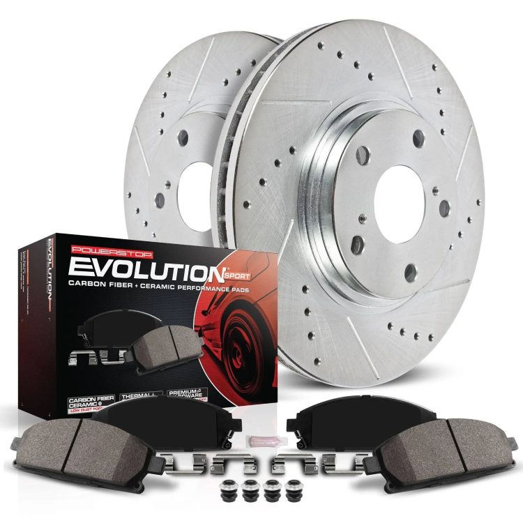 Power Stop K699 - Front Z23 Evolution Sport Brake Kit - MadeInUSA