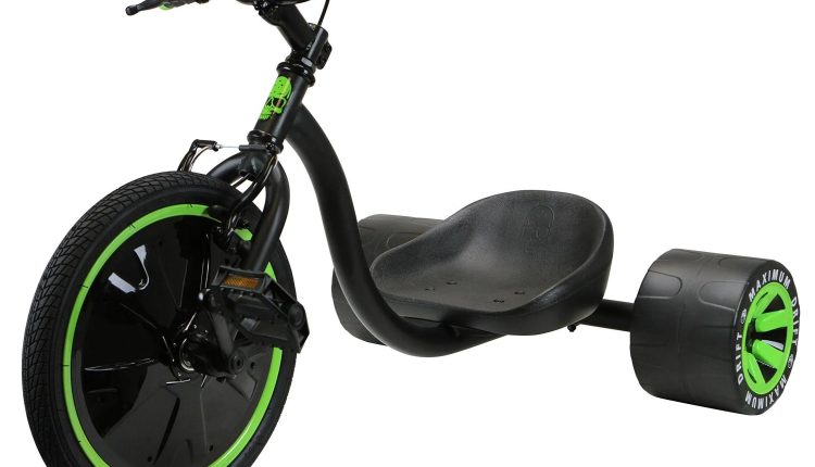 Madd Gear Adjustable Mini Drift Trike, Green/Black - MadeInUSA