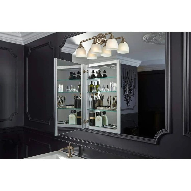 Kohler 99002-Na Verdera 20" W x 30" H Aluminum Medicine Cabinet - MadeInUSA