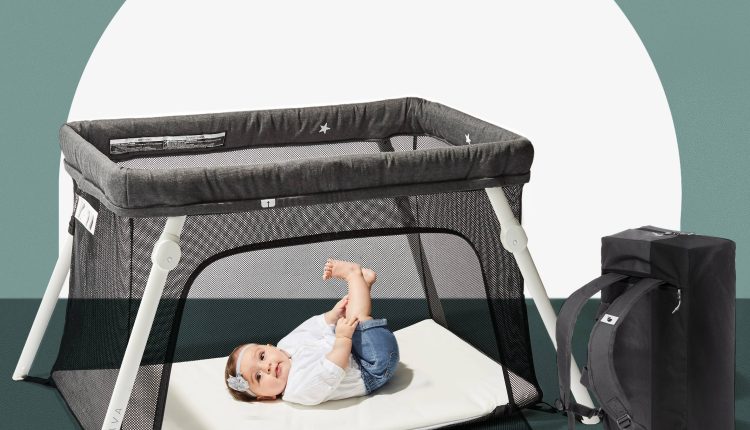 Lotus Travel Crib - Backpack Portable Lightweight Easy to Pack Play - MadeInUSA