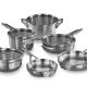 Calphalon Premier 10-pc. Space-Saving Stainless Steel Cookware Set – MadeInUSA