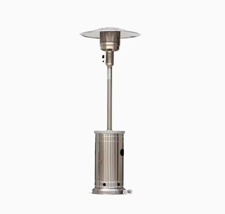 Garden Treasures Tank Top Steel Liquid Propane Patio Heater - MadeInUSA