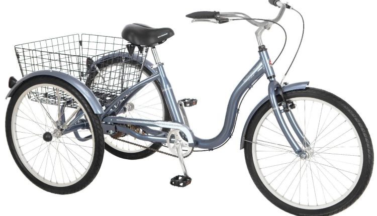 Schwinn Meridian Adult Tricycle, Blue, 24" - MadeInUSA