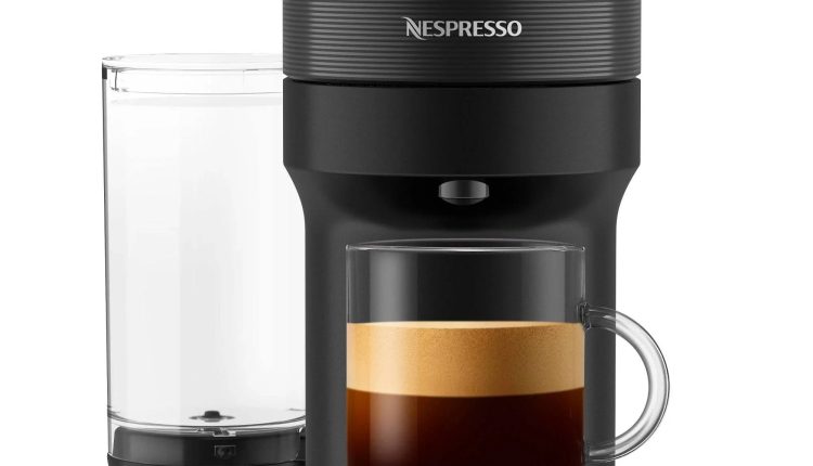 Nespresso Vertuo Pop+ Coffee Maker and Espresso Machine - Black - MadeInUSA