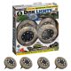 BellHowell 4Pack Disk Lights Stone 8Bulb 80Lumen 3Watt Auto OnOff Outdoor Camouflaged LED Lighting As Seen On TV 6000 K – MadeInUSA