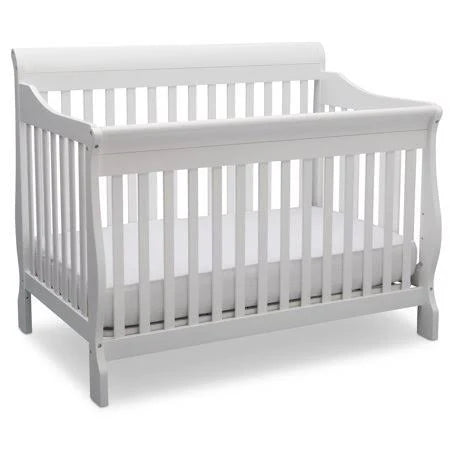 Delta Children Canton 4- in-1 Convertible Crib Bianca White - MadeInUSA