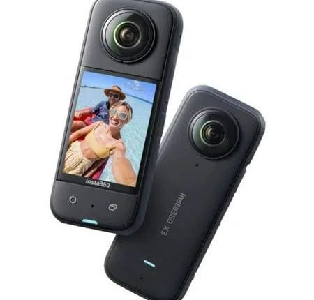 Restored Insta360 CINSAAQ/B X3 72MP Waterproof 5.7K 360 Degree VR Ai Touch Screen Action Travel Camera (Refurbished) - MadeInUSA