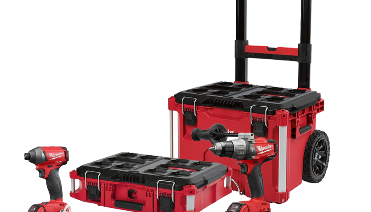 Milwaukee PACKOUT Impact and Drill Bundle Kit 2 - MadeInUSA