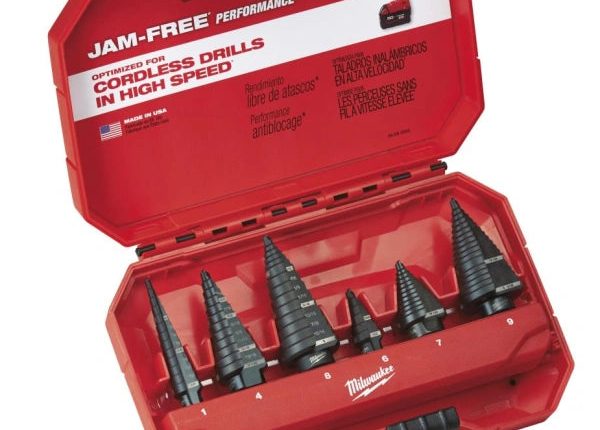 6Piece Step Drill Bit Set - MadeInUSA