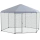 PawHut 13.1 ft x 11.4 ft Chicken Coop for 10-15 Chickens, Ducks, Rabbits – MadeInUSA