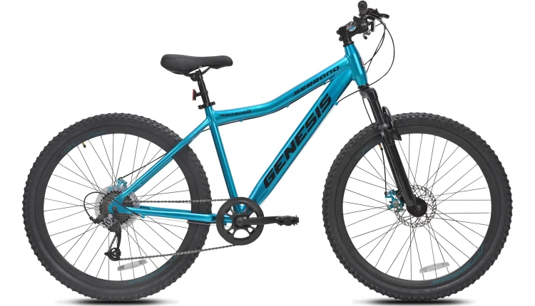 Genesis 27.5 in. Serrano Ladies Mountain Bike, Blue - MadeInUSA