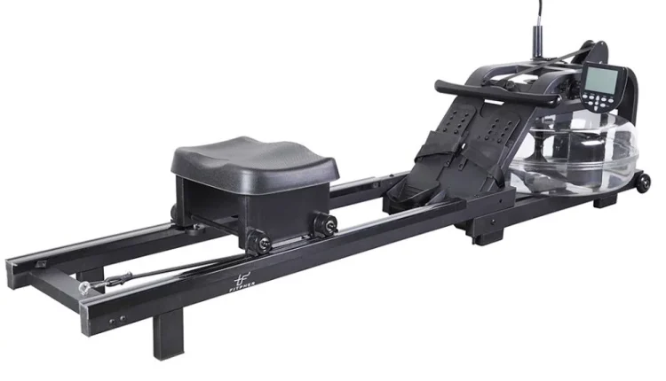 FITPHER Water Resistance Rowing Machine Resistance Metal Dual-Track Healthy Indoor Gym Equipment for Fitness (Irony) - MadeInUSA