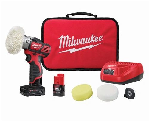 M12 12V Variable Speed Cordless PolisherSander Kit with XC Battery - MadeInUSA