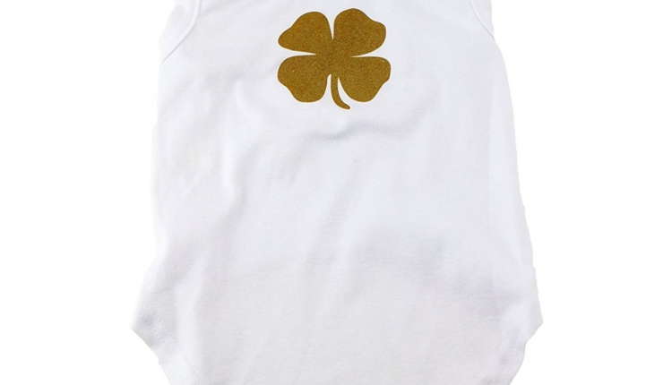 Midlee Four Leaf Clover St Patrick's Day Shirt