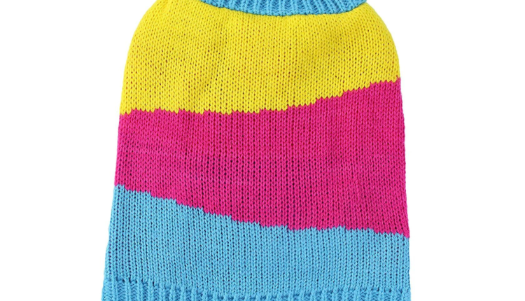 Midlee Retro Abstract Dog Sweater